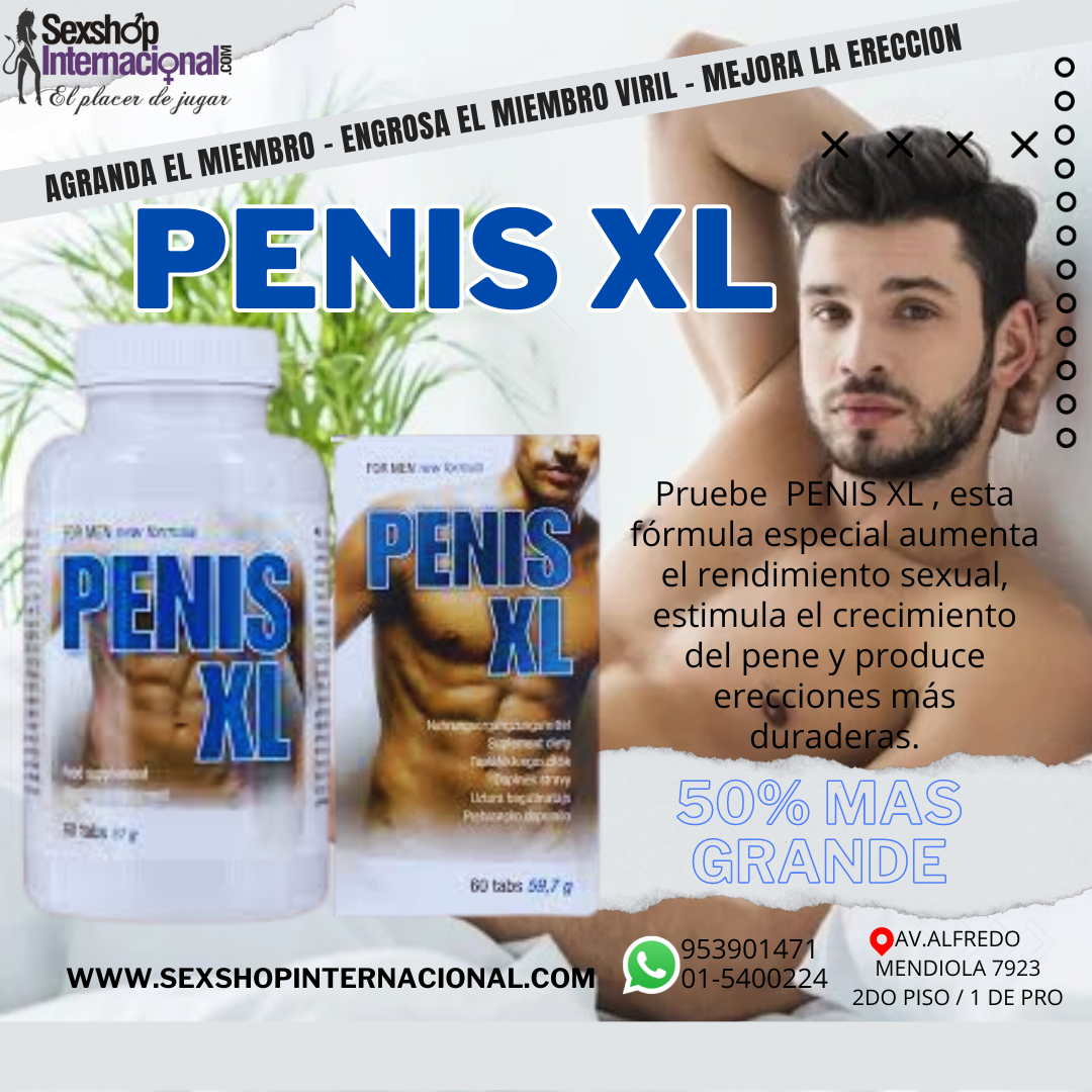 PENIS XL CRECIMIENTO VIRIL SEXSHOP